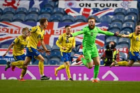 Zander Clark helped St Johnstone beat Rangers in the Scottish Cup last season. (Photo by Rob Casey / SNS Group)