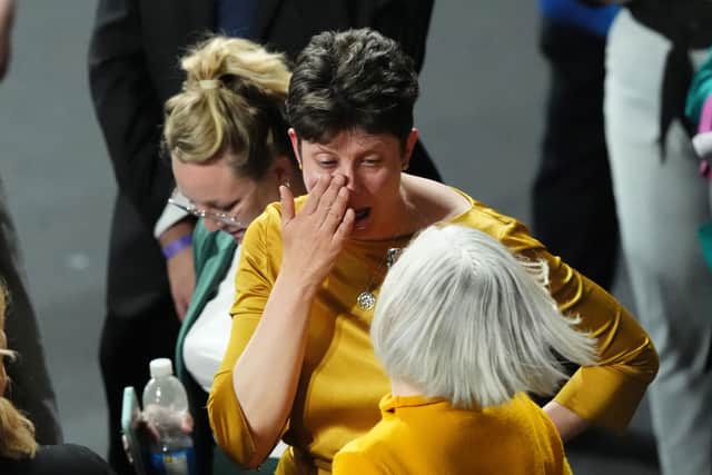 SNP Alison Thewliss after losing the Glasgow North seat (Photo by Andrew Milligan/PA Wire)