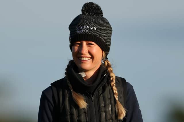 World No 1 Nelly Korda pictured ahead of the AIG Women's Open at St Andrews. Picture: Michael Reaves/Getty Images.