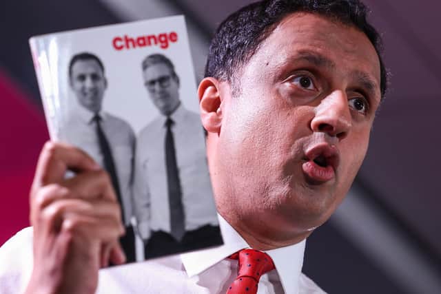 Scottish Labour leader Anas Sarwar launched the party's general election manifesto with pledges to tackle low pay, improve the NHS, create new jobs and reduce energy bills (Picture: Jeff J Mitchell/Getty Images)