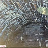 Inside the mysterious structure with an apparent ventilation shaft. Picture: Ullapool Museum