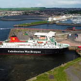 Caledonian Isles in Ardrossan harbour in 2025