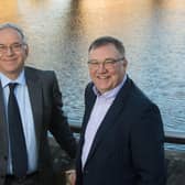 From left: Miller Hendry chairman John Thom and Lindsays managing partner Alasdair Cummings. Picture: contributed.