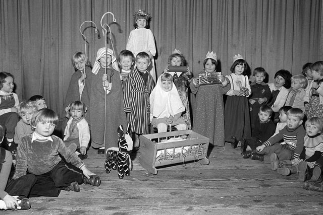 St Lawrence's nativity play in 1980