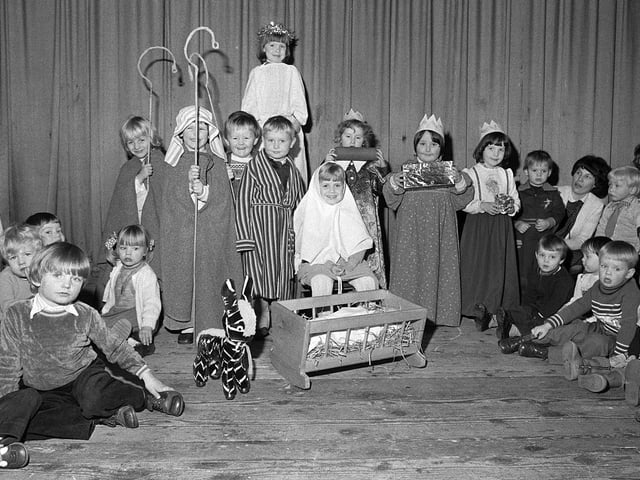 St Lawrence's nativity play in 1980