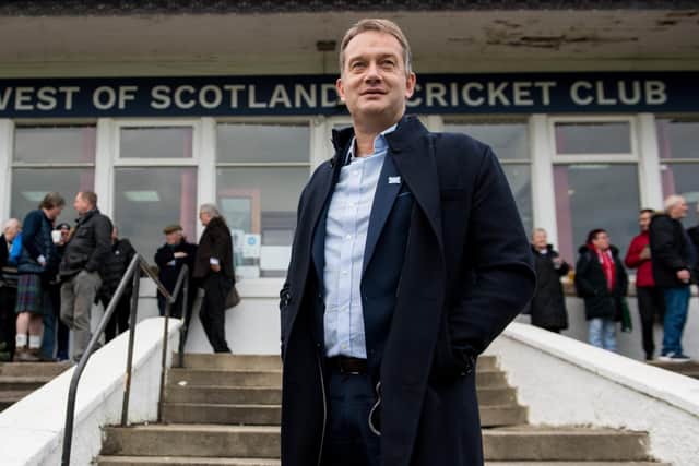 SFA chief executive Ian Maxwell outside there pavilion at the West of Scotland cricket ground, where the first international match was played on 30 November 1872. It finished Scotland 0 England 0 (Photo by Ross Parker / SNS Group)
