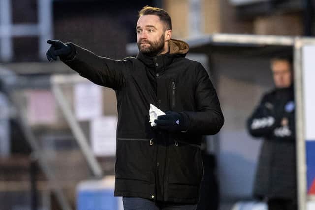 Dundee manager James McPake: on the ball at Ayr (Photo by Ross MacDonald / SNS Group)