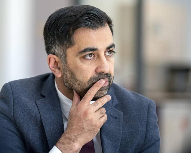 First Minister Humza Yousaf during a visit to Castlebrae Community Campus in Edinburgh. Picture: Jane Barlow/PA Wire