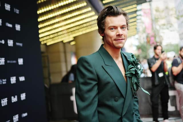 Harry Styles attends the My Policeman premiere during the 2022 Toronto International Film Festival.