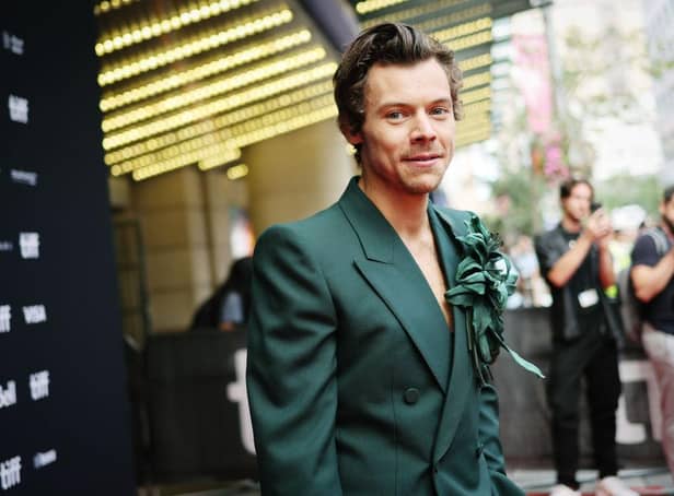 Harry Styles attends the My Policeman premiere during the 2022 Toronto International Film Festival.