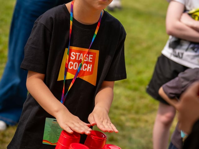 A Stagecoach Edinburgh student enjoying the event