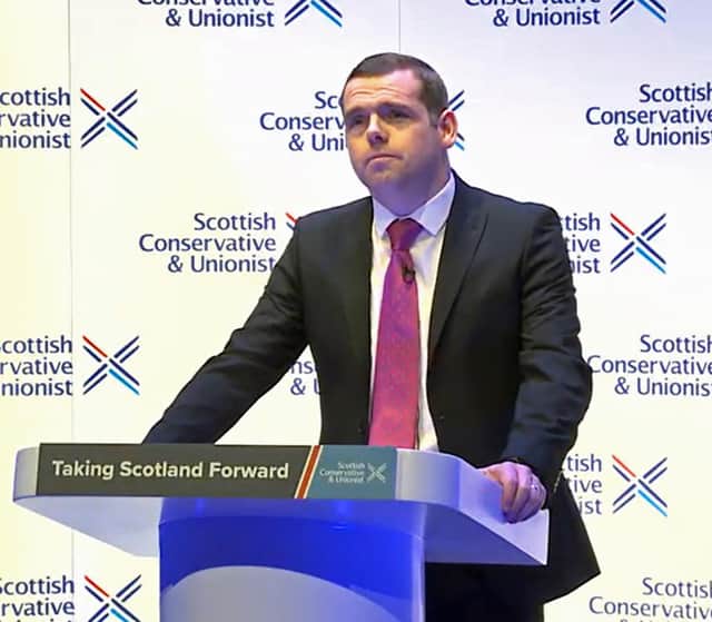 Douglas Ross is hoping to emulate Ruth Davidson's successes in the 2016 election