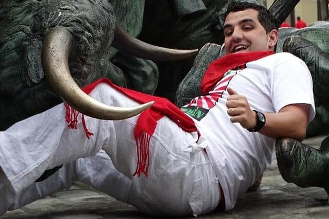 The festival of San Fermín is a weeklong celebration held annually in the city of Pamplona in northern Spain.