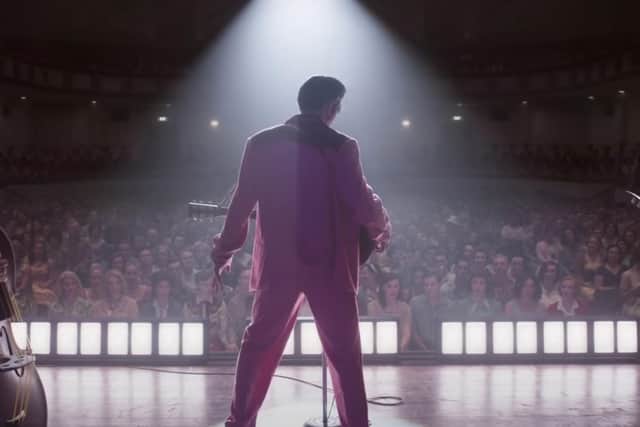 The trailer shows off various iconic Elvis outfits. Photo: Warner Bros.