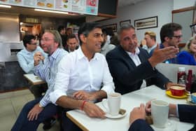 Rishi Sunak, with the recently elected Conservative MP Steve Tuckwell, should pay heed to what voters in Uxbridge and South Ruislip told him in the byelection (Picture: Carl Court/PA)