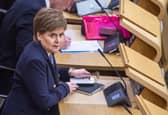 Nicola Sturgeon at Holyrood while still first minister. Picture: Lisa Ferguson