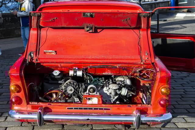 Linwood models typically featured the engine at the rear of the vehicle.