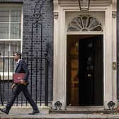 Rishi Sunak departs 10 Downing Street ahead of the weekly Prime Ministers Questions