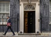 Rishi Sunak departs 10 Downing Street ahead of the weekly Prime Ministers Questions