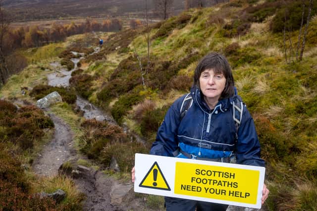 Helen Cole, National Trust for Scotland Property Manager at Ben Lawers National Nature Reserve, one of the worst affected sites. PIC: Jeff Holmes.