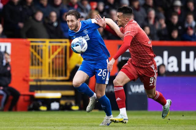 Ben Davies struggled in defence for Rangers. (Photo by Alan Harvey / SNS Group)