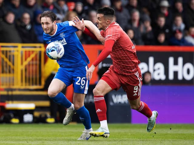 Ben Davies struggled in defence for Rangers. (Photo by Alan Harvey / SNS Group)