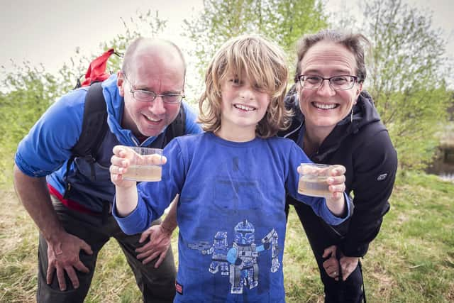 Pond Dipping at the Royal Zoological Society of Scotlands Highland Wildlife Park (Pic: Rachel Keenan/CNPA)