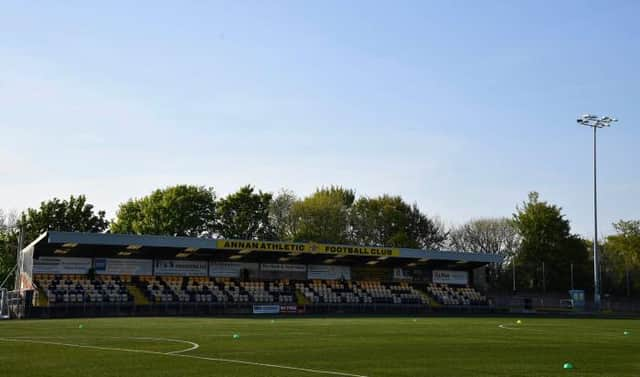 Annan Athletic's Galabank ground will play host to Rangers in the Scottish Cup fifth round on Saturday. (Photo by Rob Casey/SNS Group).