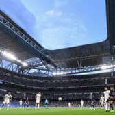 Manchester City take on Real Madrid at the Bernabeu in the Champions League semi-final. (Photo by David Ramos/Getty Images)