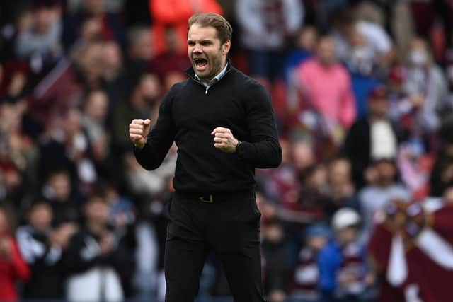 Hearts manager Robbie Neilson is in for an exciting summer. (Photo by Paul Devlin / SNS Group)