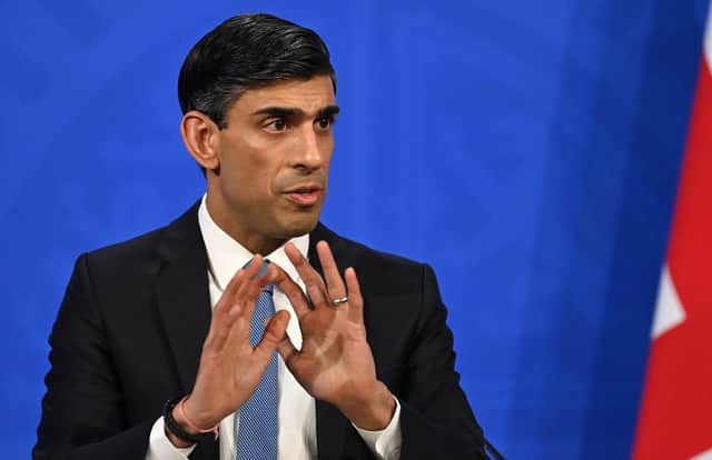 Rishi Sunak's measures to help people cope with rising cost of living are similar to the steps a Labour Chancellor would take (Picture: Justin Tallis/WPA pool/Getty Images)