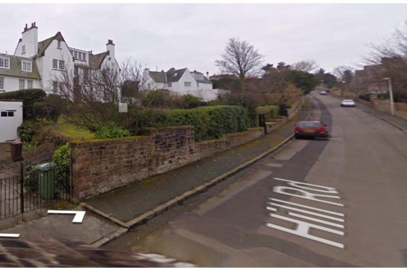 New to the Bank of Scotland's top ten most expensive streets list in 2023 is Hill Road in Gullane, on the southern shore of the Firth of Forth in East Lothian, where the average price tag is £1.33 million