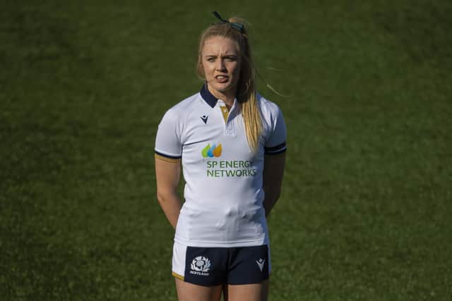 Megan Gaffney retired from international rugby after winning 45 Scotland caps. (Photo by Ross MacDonald / SNS Group)