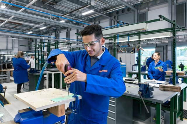 BAE Systems says it currently has nearly 3,300 apprentices and graduates in training across its UK businesses (file image). Picture: contributed.