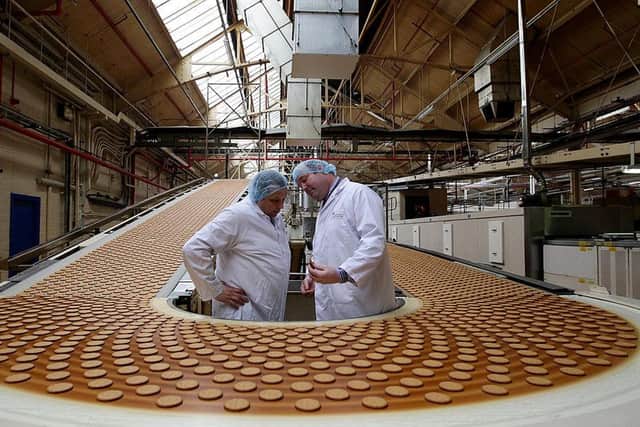 The McVitie’s factory in the Tollcross area of the city supports almost 500 jobs.