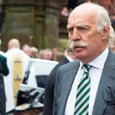 Celtic major shareholder Dermot Desmond has been in discussions for a year with Peter Lawwell about his departure from the chief executive role, according to Lennon. (Photo by Paul Devlin/SNS Group).