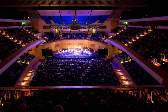 Inside Glasgow Royal Concert Hall.