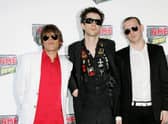 (L to R) Mani Mountfield, Bobby Gillespie and Martin Duffy of Primal Scream. Martin Duffy has died at the age of 55  (Photo by MJ Kim/Getty Images)