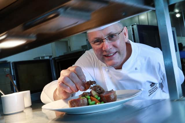 Executive Chef Bruce Price at Dalmahoy.