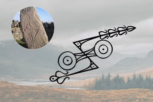 The ‘double disc’ component of this Pictish symbol is widely considered ‘unknown’ in its meaning. One theory suggests that the disc represents quern stones which were used for hand-grinding e.g., for processing grain. This ties into the idea that the Z-rod could represent a single stalk of wheat. Neolithic peoples used these stones to grind grains and then boil them into a sort of porridge.