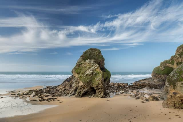 Black Humphrey Rock, Whipsiderry Beach, Porth