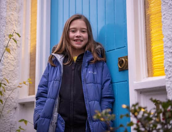 Eilidh Leheny, 10, has enamel hypoplasia, meaning the enamel on her teeth is very thin.