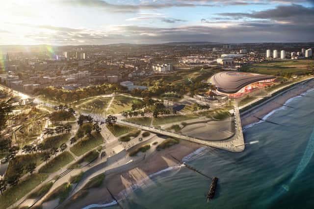 An artist's impression of how the regenerated beach area might look. Picture: Aberdeen City Council