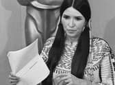 Sacheen Littlefeather refused the Oscar for best actor on behalf of Marlon Brando at the 1973 Academy Awards (Picture: UCLA Library Special Collections via Wikimedia Commons)