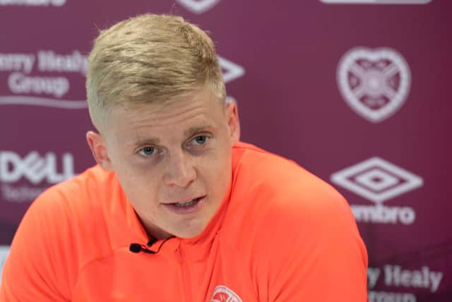 Alex Cochrane is enjoying life at Hearts after joining on loan from Brighton in the summer. Photo by Paul Devlin / SNS Group