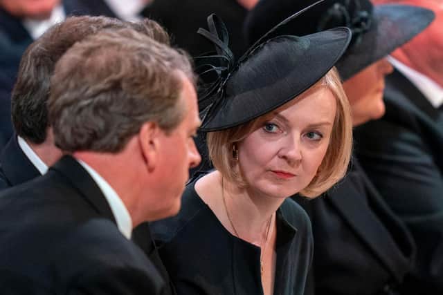 Prime Minister Liz Truss and Scottish secretary Alister Jack were among the congregation at St Giles' Cathedral. Picutre: Jane Barlow/POOL/AFP/Getty