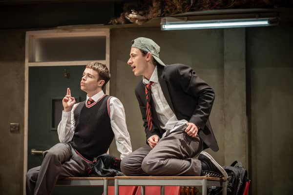 Lewis Cornay-Posner-Curtis Kemlo-Lockwood in the revived production of The History Boys