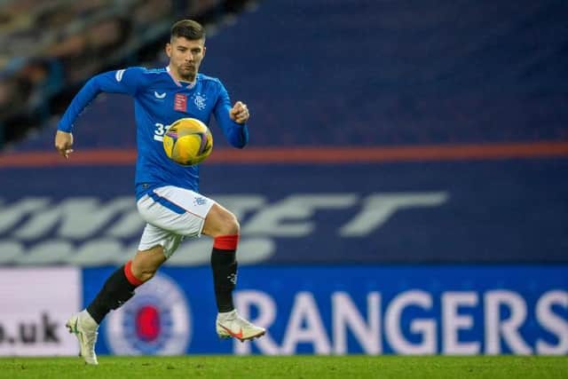 Jordan Jones remains on the fringes of Rangers' first team squad in a season which saw him serve a seven-match suspension for a breach of coronavirus protocols. (Photo by Rob Casey / SNS Group)