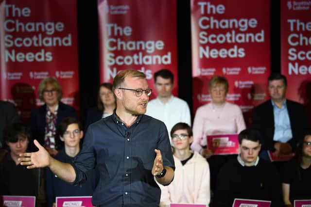 Labour candidate Michael Shanks at a party rally. Picture: Andy Buchanan/PA Wire