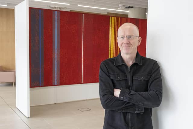 Artist Gregor Harvie has produced two new paintings for the Lord Kelvin exhibition